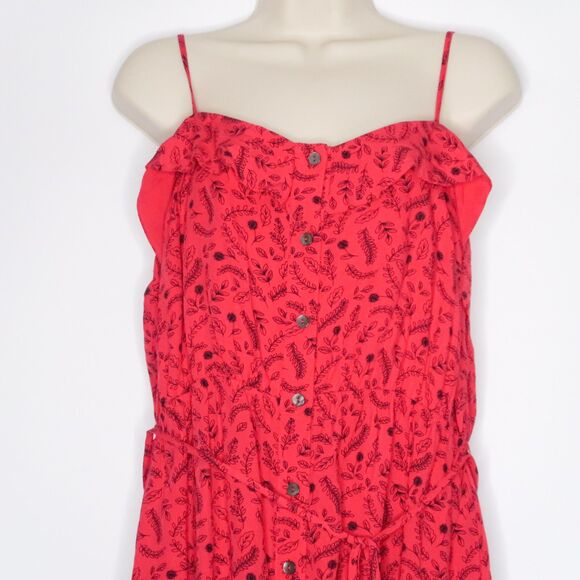 Universal Thread Womens Dress Size Large Pink Floral Vacation Italy Feminine - Picture 5 of 10